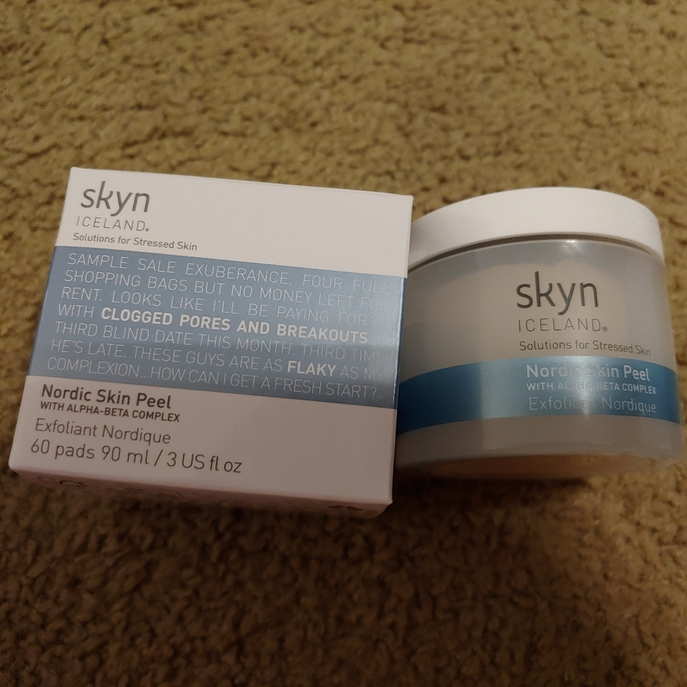 **SOLD**             Skyn iceland Nordic skin peel
